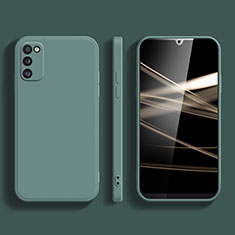 Funda Silicona Ultrafina Goma 360 Grados Carcasa para Samsung Galaxy A02s Verde Noche