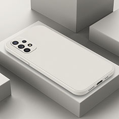 Funda Silicona Ultrafina Goma 360 Grados Carcasa para Samsung Galaxy A13 4G Blanco