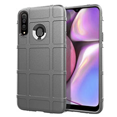 Funda Silicona Ultrafina Goma 360 Grados Carcasa para Samsung Galaxy A20s Gris