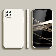 Funda Silicona Ultrafina Goma 360 Grados Carcasa para Samsung Galaxy A22s 5G Blanco