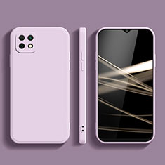 Funda Silicona Ultrafina Goma 360 Grados Carcasa para Samsung Galaxy A22s 5G Purpura Claro