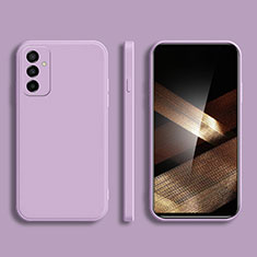 Funda Silicona Ultrafina Goma 360 Grados Carcasa para Samsung Galaxy A55 5G Purpura Claro