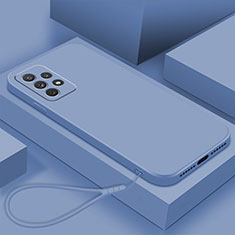 Funda Silicona Ultrafina Goma 360 Grados Carcasa para Samsung Galaxy A72 4G Azul