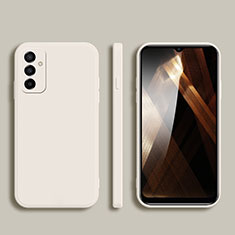 Funda Silicona Ultrafina Goma 360 Grados Carcasa para Samsung Galaxy F13 4G Blanco