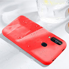 Funda Silicona Ultrafina Goma 360 Grados Carcasa para Samsung Galaxy M40 Rojo