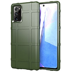 Funda Silicona Ultrafina Goma 360 Grados Carcasa para Samsung Galaxy Note 20 5G Verde