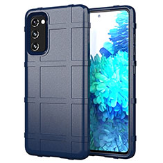 Funda Silicona Ultrafina Goma 360 Grados Carcasa para Samsung Galaxy S20 FE 4G Azul