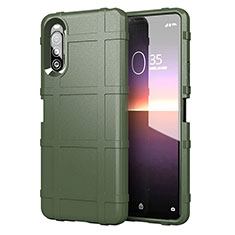 Funda Silicona Ultrafina Goma 360 Grados Carcasa para Sony Xperia 10 II Verde