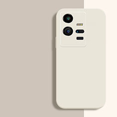 Funda Silicona Ultrafina Goma 360 Grados Carcasa para Vivo iQOO 11 5G Blanco