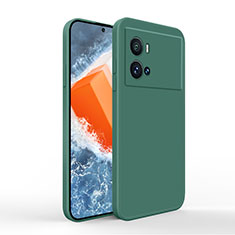 Funda Silicona Ultrafina Goma 360 Grados Carcasa para Vivo iQOO 9 5G Verde Noche