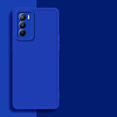 Funda Silicona Ultrafina Goma 360 Grados Carcasa para Vivo iQOO 9 SE 5G Azul