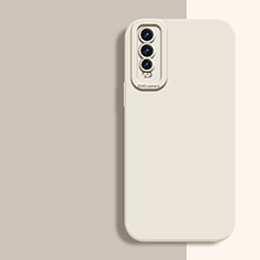 Funda Silicona Ultrafina Goma 360 Grados Carcasa para Vivo iQOO U1 Blanco