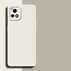 Funda Silicona Ultrafina Goma 360 Grados Carcasa para Vivo iQOO U3x 5G Blanco