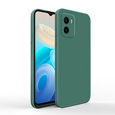 Funda Silicona Ultrafina Goma 360 Grados Carcasa para Vivo iQOO U5x Verde Noche