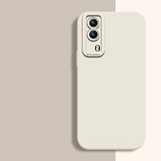 Funda Silicona Ultrafina Goma 360 Grados Carcasa para Vivo iQOO Z5x 5G Blanco