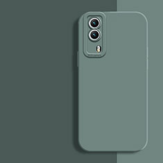 Funda Silicona Ultrafina Goma 360 Grados Carcasa para Vivo iQOO Z5x 5G Verde