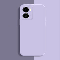 Funda Silicona Ultrafina Goma 360 Grados Carcasa para Vivo iQOO Z7 5G Purpura Claro