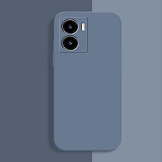 Funda Silicona Ultrafina Goma 360 Grados Carcasa para Vivo iQOO Z7x 5G Gris Lavanda