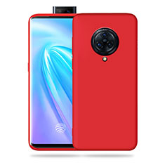 Funda Silicona Ultrafina Goma 360 Grados Carcasa para Vivo Nex 3 5G Rojo