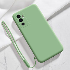 Funda Silicona Ultrafina Goma 360 Grados Carcasa para Vivo V23e Verde