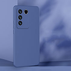 Funda Silicona Ultrafina Goma 360 Grados Carcasa para Vivo V27e 5G Azul