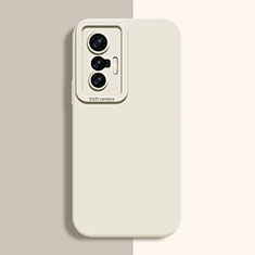 Funda Silicona Ultrafina Goma 360 Grados Carcasa para Vivo X70 5G Blanco