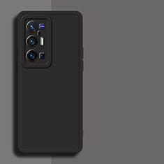 Funda Silicona Ultrafina Goma 360 Grados Carcasa para Vivo X70 Pro+ Plus 5G Negro