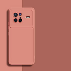 Funda Silicona Ultrafina Goma 360 Grados Carcasa para Vivo X80 5G Rosa