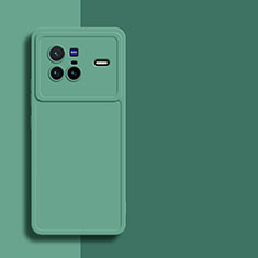 Funda Silicona Ultrafina Goma 360 Grados Carcasa para Vivo X80 5G Verde