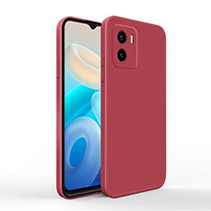 Funda Silicona Ultrafina Goma 360 Grados Carcasa para Vivo Y10 Rojo