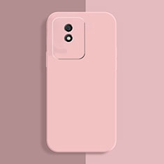 Funda Silicona Ultrafina Goma 360 Grados Carcasa para Vivo Y11 (2023) Rosa