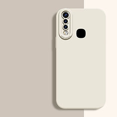 Funda Silicona Ultrafina Goma 360 Grados Carcasa para Vivo Y11 Blanco