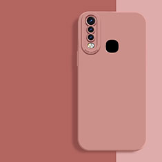 Funda Silicona Ultrafina Goma 360 Grados Carcasa para Vivo Y11 Rosa