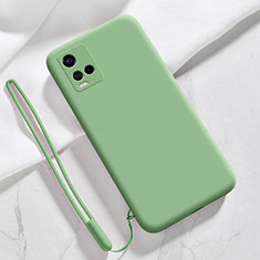 Funda Silicona Ultrafina Goma 360 Grados Carcasa para Vivo Y21a Verde