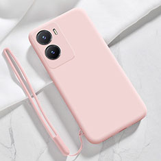 Funda Silicona Ultrafina Goma 360 Grados Carcasa para Vivo Y35m 5G Rosa