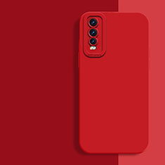 Funda Silicona Ultrafina Goma 360 Grados Carcasa para Vivo Y50t Rojo