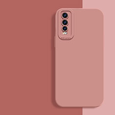 Funda Silicona Ultrafina Goma 360 Grados Carcasa para Vivo Y50t Rosa