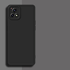 Funda Silicona Ultrafina Goma 360 Grados Carcasa para Vivo Y52s 5G Negro