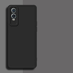 Funda Silicona Ultrafina Goma 360 Grados Carcasa para Vivo Y74s 5G Negro