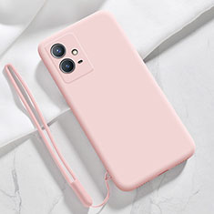 Funda Silicona Ultrafina Goma 360 Grados Carcasa para Vivo Y75 5G Rosa