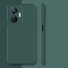 Funda Silicona Ultrafina Goma 360 Grados Carcasa para Vivo Y77 5G Verde Noche