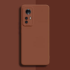 Funda Silicona Ultrafina Goma 360 Grados Carcasa para Xiaomi Mi 12 Pro 5G Marron