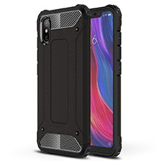 Funda Silicona Ultrafina Goma 360 Grados Carcasa para Xiaomi Mi 8 Pro Global Version Negro