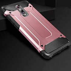 Funda Silicona Ultrafina Goma 360 Grados Carcasa para Xiaomi Mi 9T Pro Oro Rosa