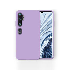 Funda Silicona Ultrafina Goma 360 Grados Carcasa para Xiaomi Mi Note 10 Pro Morado