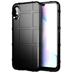 Funda Silicona Ultrafina Goma 360 Grados Carcasa para Xiaomi Redmi 9i Negro