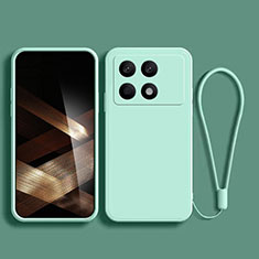 Funda Silicona Ultrafina Goma 360 Grados Carcasa para Xiaomi Redmi K70 5G Cian