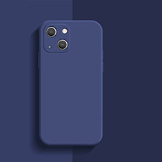 Funda Silicona Ultrafina Goma 360 Grados Carcasa S01 para Apple iPhone 15 Plus Azul