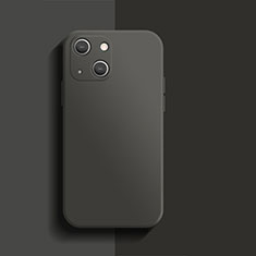 Funda Silicona Ultrafina Goma 360 Grados Carcasa S01 para Apple iPhone 15 Plus Negro