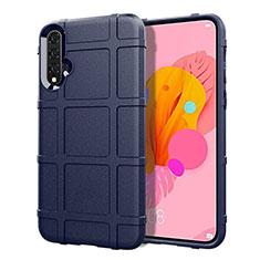 Funda Silicona Ultrafina Goma 360 Grados Carcasa S01 para Huawei Nova 5 Pro Azul